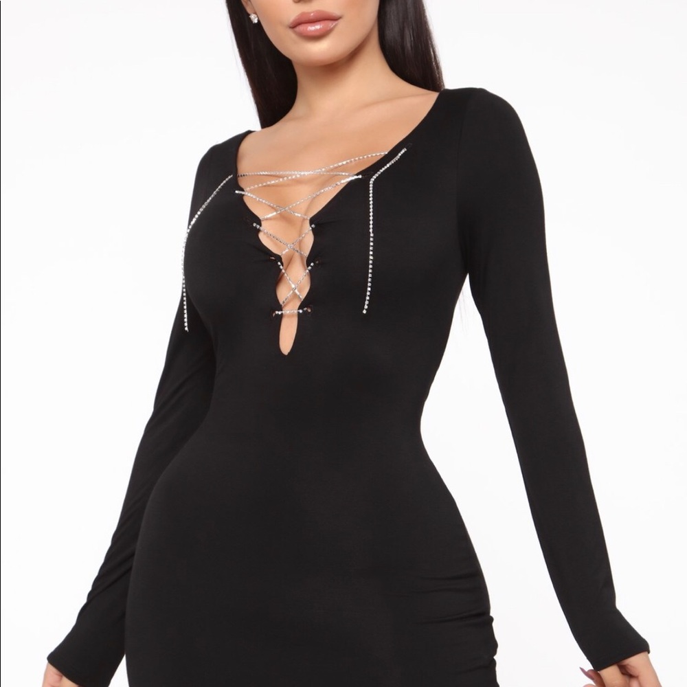 NWT black mini dress